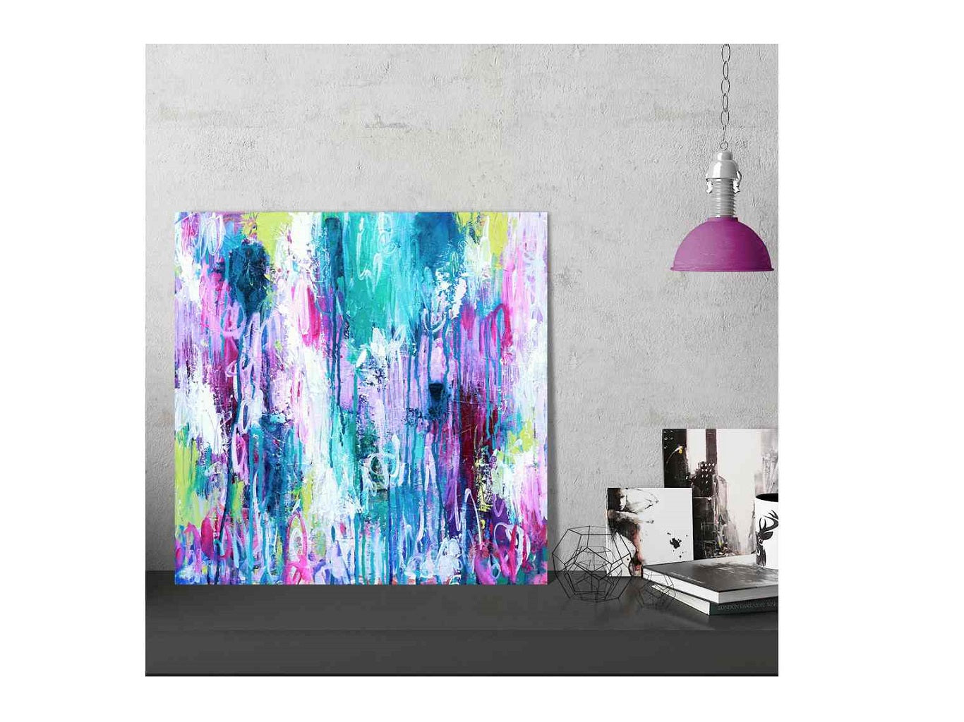 AM 106 Season of Change acrylic - painting - canvas - abstract - colorful - art - decor Audree Marsolais (1)