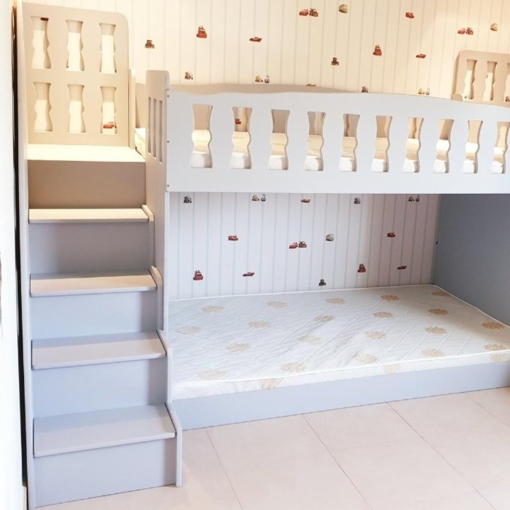 BED6 Bunk Bed with Storage Steps and Slide (1)