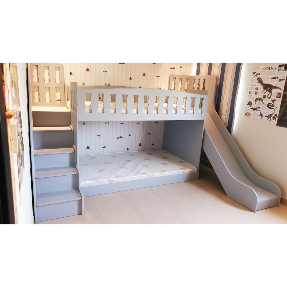 BED6 Bunk Bed with Storage Steps and Slide (4)