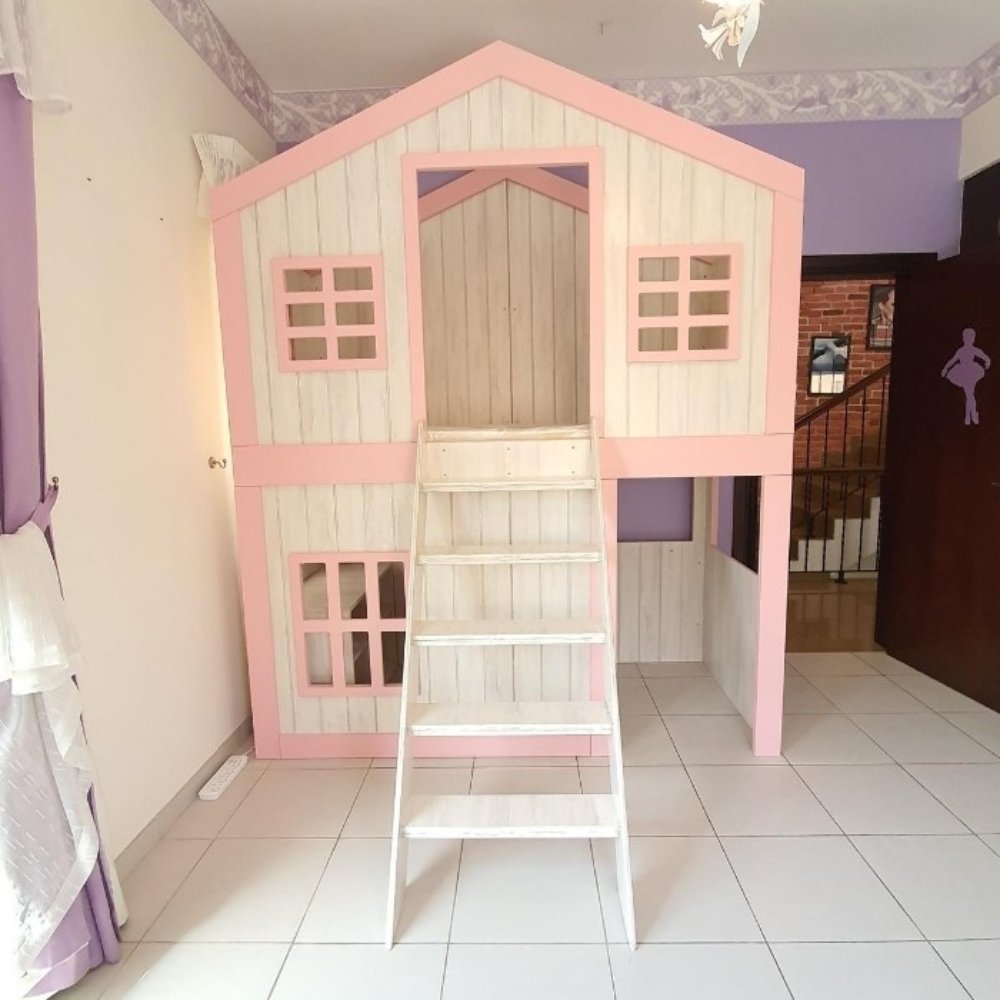BED7 Tree House Bunk Bed with Ladder (1)