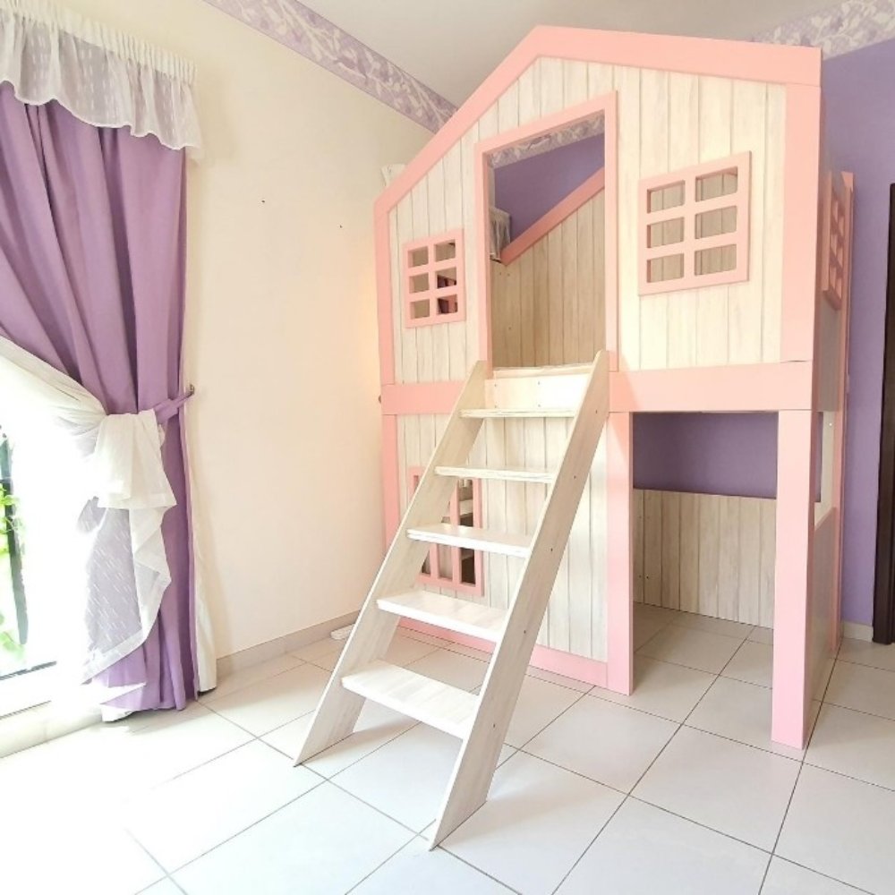 BED7 Tree House Bunk Bed with Ladder (2)