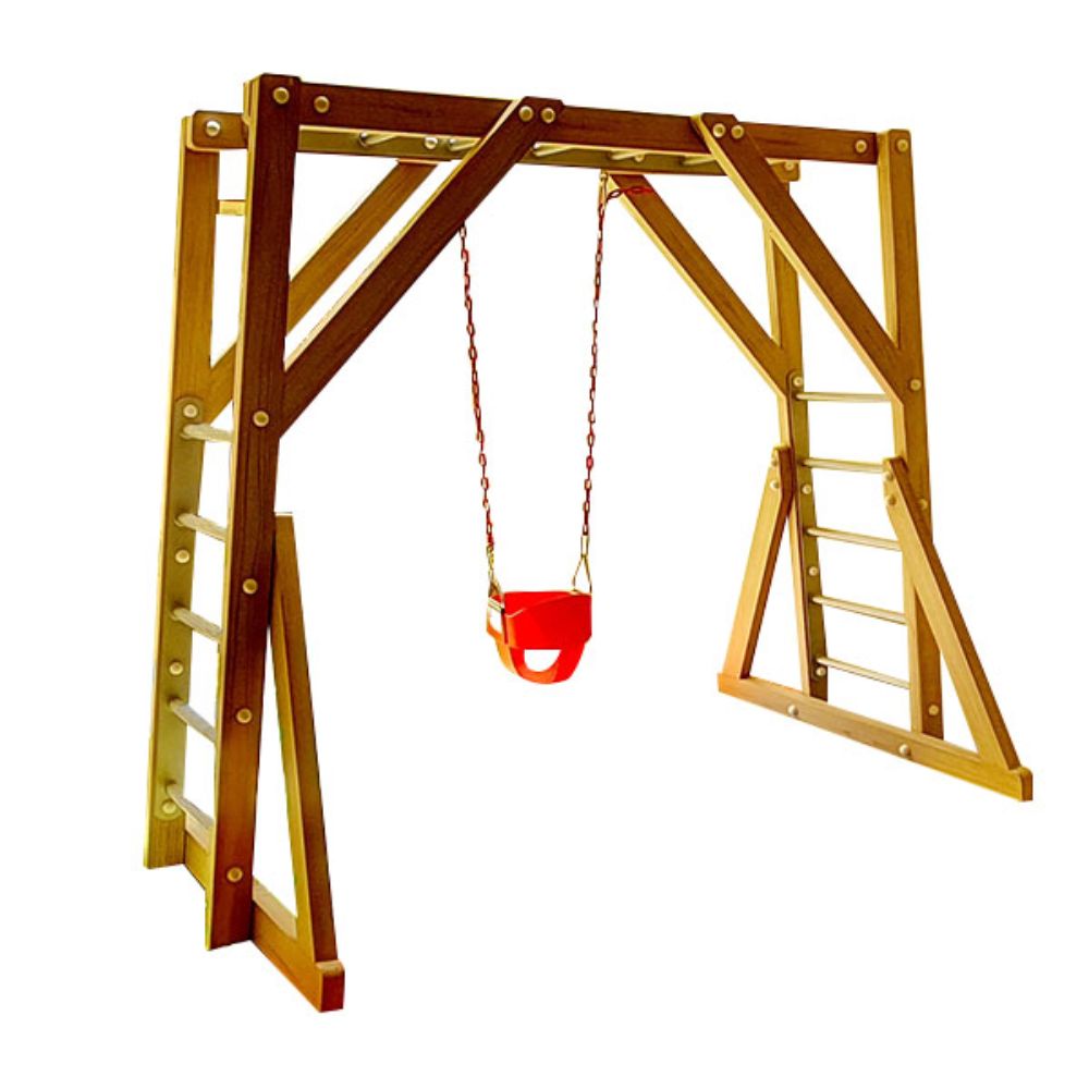 Moon Kids Free Standing Monkey Bars with Swing Home Hub ME Moon Kids Free Standing Monkey Bars with Swing Home Hub ME