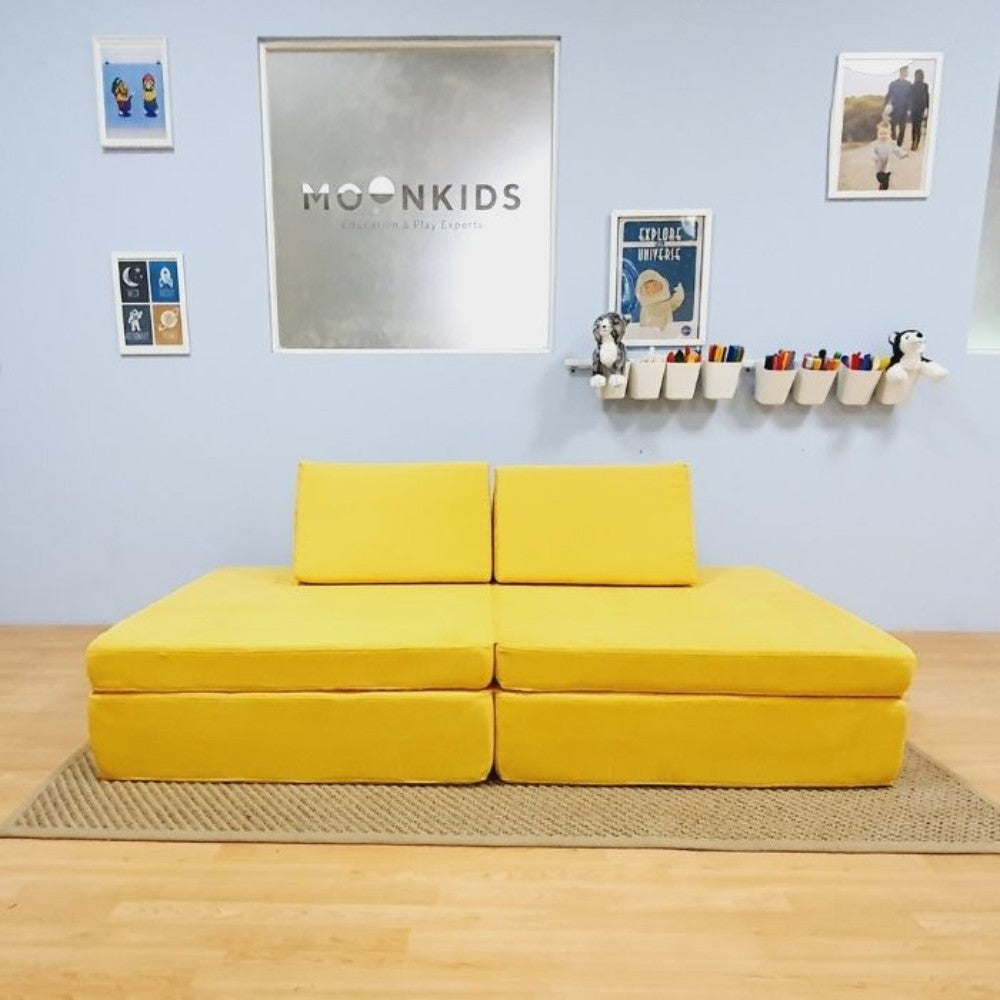 ISOSEAF9 Play Sofa in Yellow Suede (2)