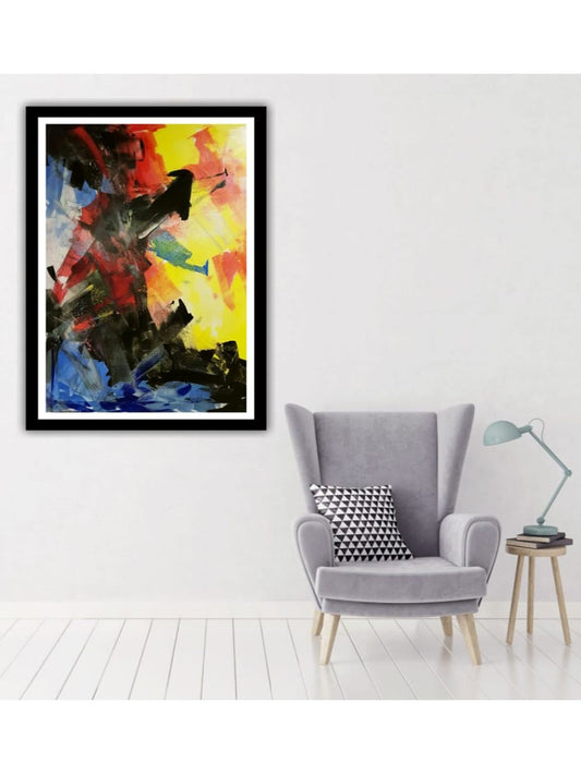 Intricate Contrast - Abstract Art, home decor, wallart, dubai artist, paintings, wall decor, furniture, acrylic art, omar taiba