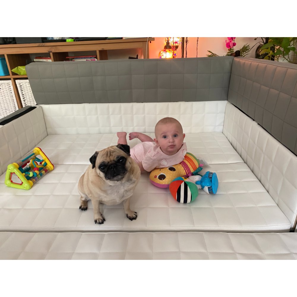SOFPLA92 - Multi Purpose Soft Play Mat with Adjustable Sides in Action! FROM CLIENT (1)