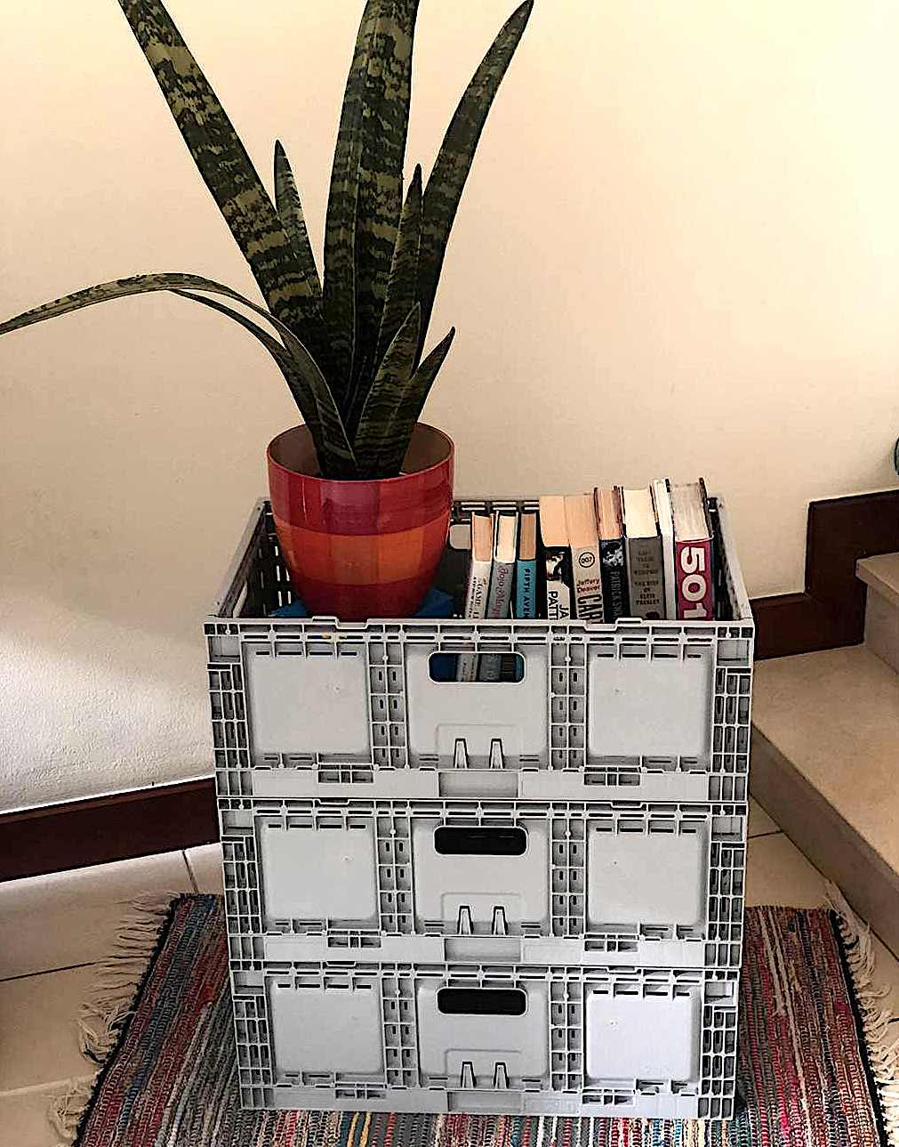 Stackable Grey crate